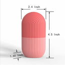 Pink Ice Cube Roller for Face, Eyes and Neck, Reusable Silicone Massager