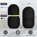 Black Ice Roller for Face and Eyes, Reusable Silicone Facial Massage Tool