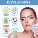 Blue Mermaid Shell Ice Roller for Face, Eyes & Neck, Reusable Silicone Tool