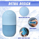 Striped Silicone Ice Face Roller for Pores, Puffiness and Facial Skin Care Tool