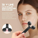 2-in-1 Electric Face Massager Kit with 3D Roller and T-Shape Facial Tool