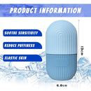 Striped Silicone Ice Face Roller for Pores, Puffiness and Facial Skin Care Tool